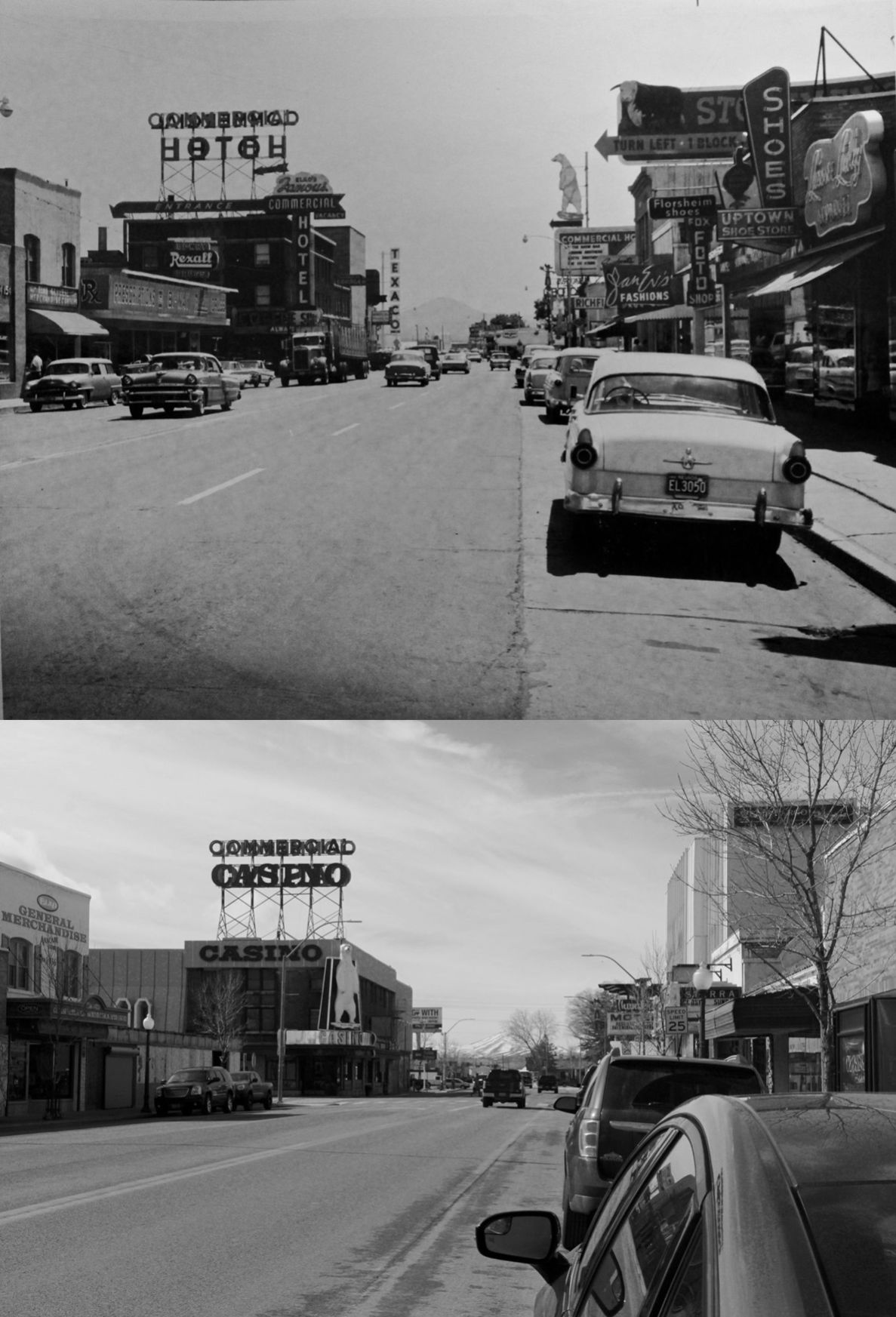 Elko Then and Now: Idaho Street